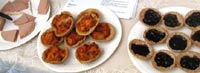 food on the stall