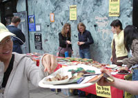 offering food