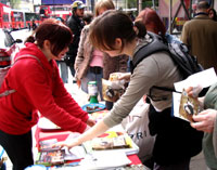the vegan stall