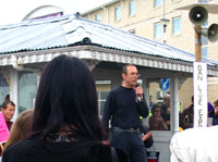 Andrew Tyler from Animal Aid speaks