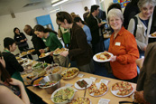 Vegan buffet lunch
