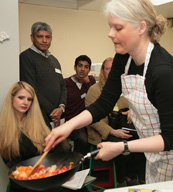 Vegan cookery demo