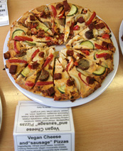 Vegan pizza